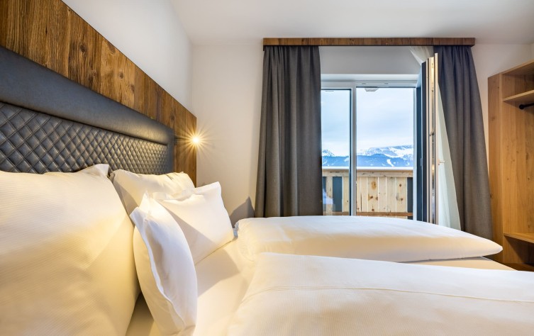 Mit Ausblick auf die wunderschöne Landschaft in Schladming